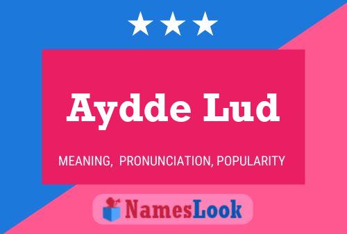 Pôster do nome Aydde Lud