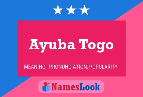 Pôster do nome Ayuba Togo