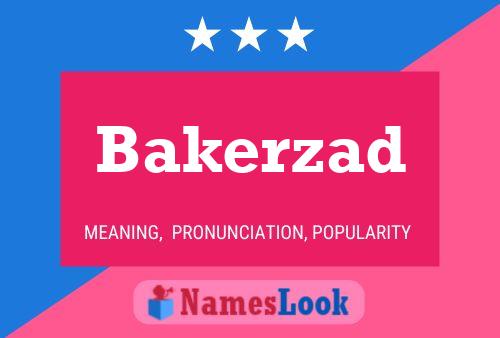 Pôster do nome Bakerzad