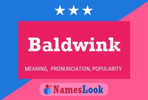 Pôster do nome Baldwink