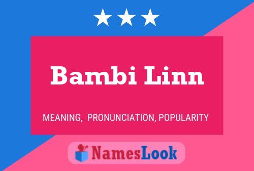 Pôster do nome Bambi Linn