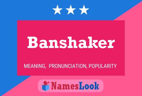 Pôster do nome Banshaker