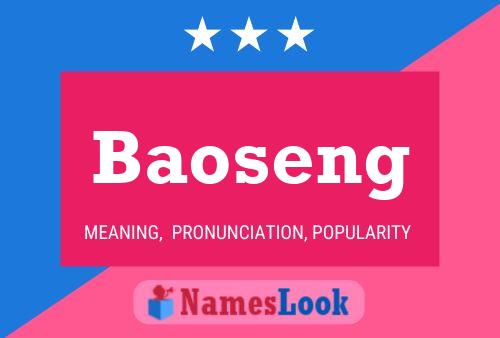 Pôster do nome Baoseng