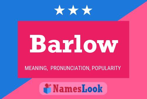 Pôster do nome Barlow