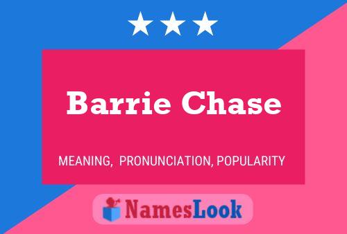 Pôster do nome Barrie Chase