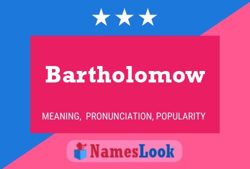 Pôster do nome Bartholomow