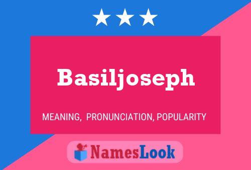 Pôster do nome Basiljoseph