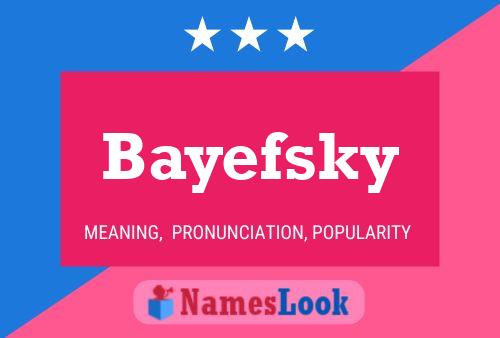 Pôster do nome Bayefsky