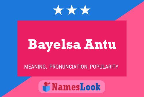 Pôster do nome Bayelsa Antu