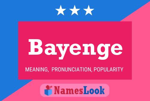 Pôster do nome Bayenge