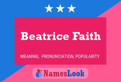 Pôster do nome Beatrice Faith