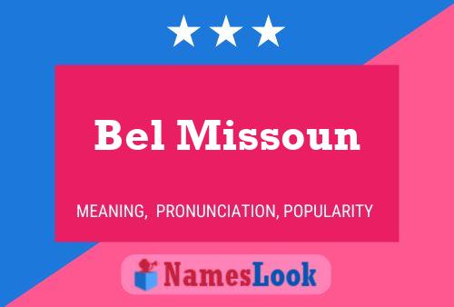 Pôster do nome Bel Missoun