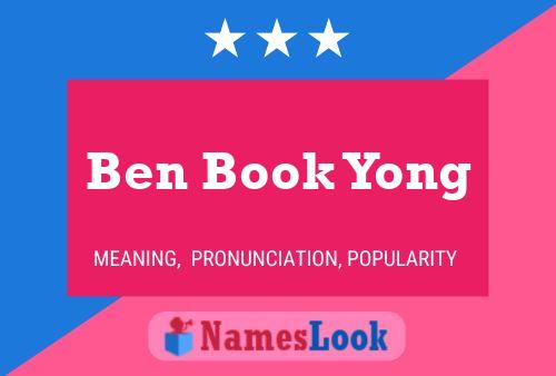 Pôster do nome Ben Book Yong