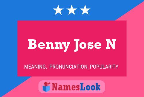 Pôster do nome Benny Jose N