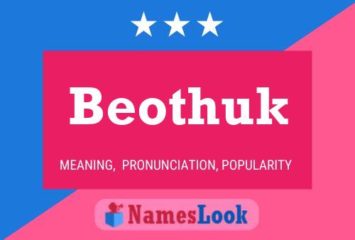 Pôster do nome Beothuk