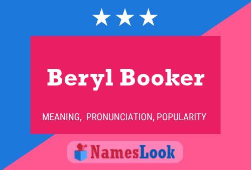 Pôster do nome Beryl Booker