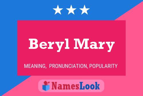 Pôster do nome Beryl Mary