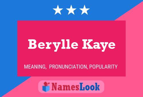 Pôster do nome Berylle Kaye