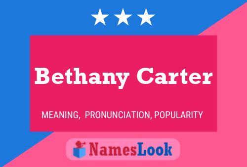 Pôster do nome Bethany Carter