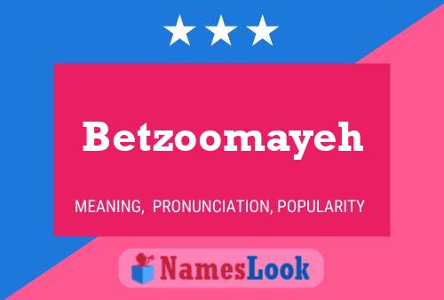 Pôster do nome Betzoomayeh