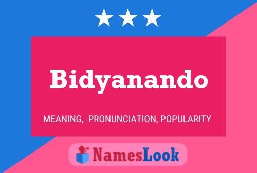 Pôster do nome Bidyanando