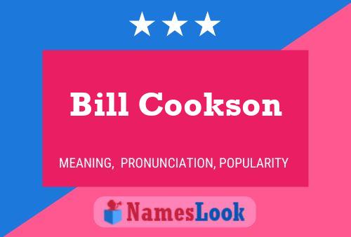 Pôster do nome Bill Cookson