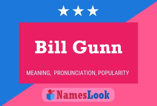 Pôster do nome Bill Gunn