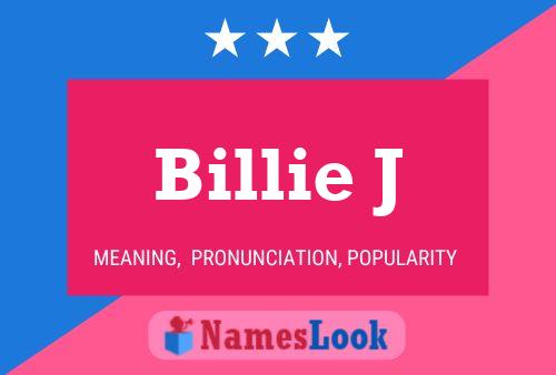 Pôster do nome Billie J