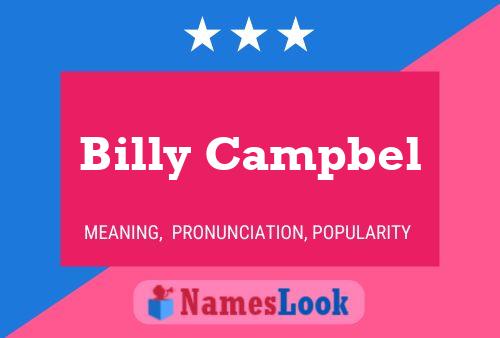 Pôster do nome Billy Campbel