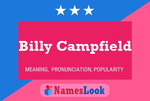 Pôster do nome Billy Campfield