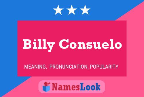 Pôster do nome Billy Consuelo