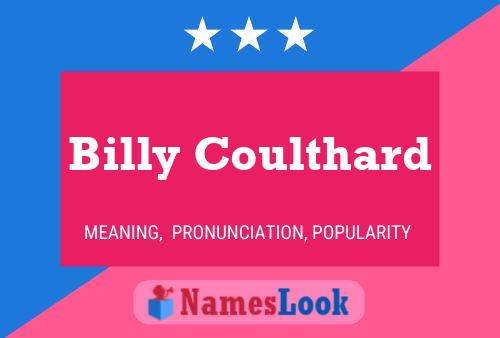 Pôster do nome Billy Coulthard