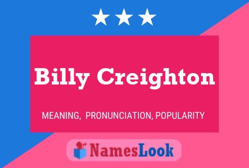 Pôster do nome Billy Creighton