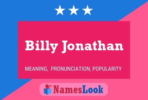 Pôster do nome Billy Jonathan