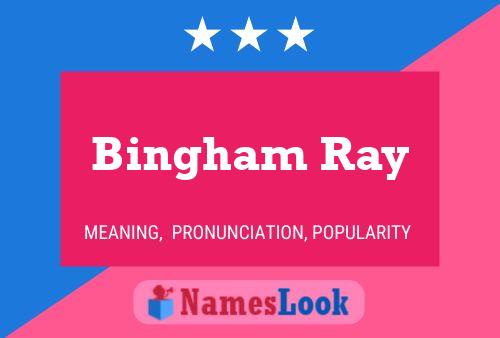 Pôster do nome Bingham Ray