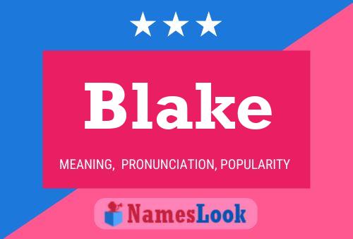 Pôster do nome Blake