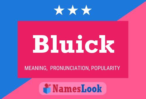 Pôster do nome Bluick