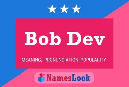 Pôster do nome Bob Dev