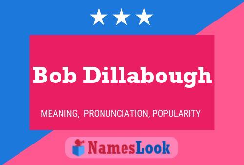 Pôster do nome Bob Dillabough