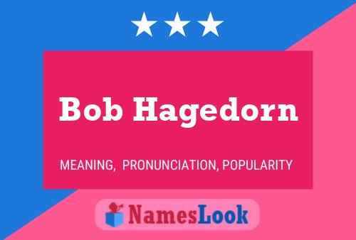 Pôster do nome Bob Hagedorn