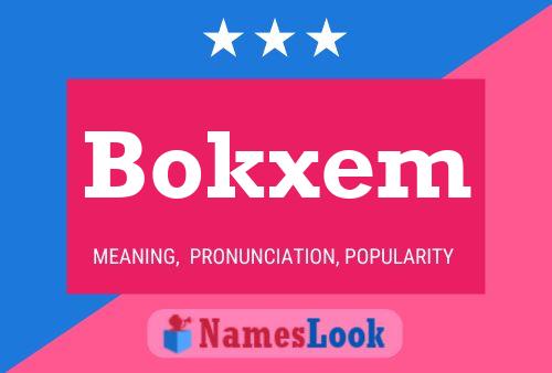 Pôster do nome Bokxem