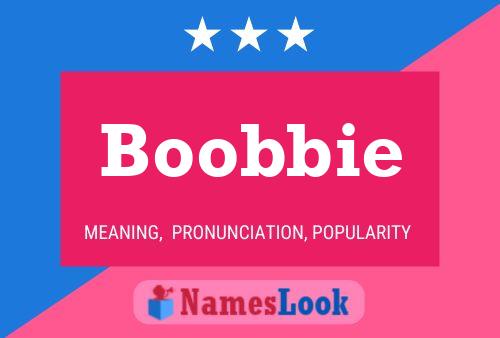 Pôster do nome Boobbie