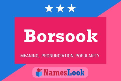 Pôster do nome Borsook