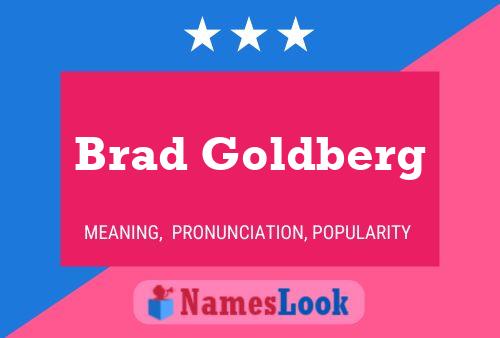 Pôster do nome Brad Goldberg