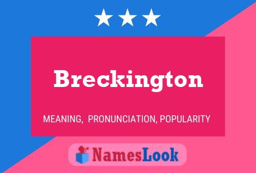 Pôster do nome Breckington