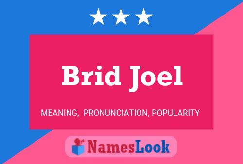 Pôster do nome Brid Joel