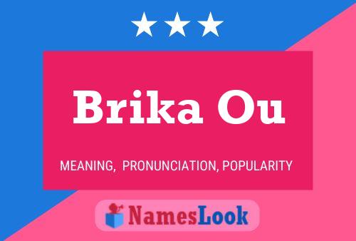 Pôster do nome Brika Ou