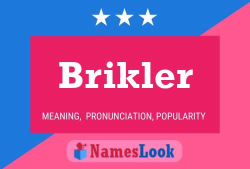 Pôster do nome Brikler