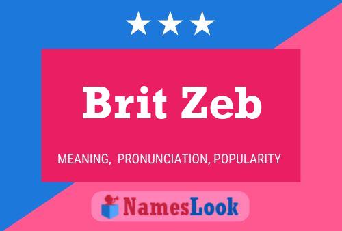 Pôster do nome Brit Zeb