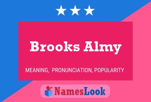 Pôster do nome Brooks Almy